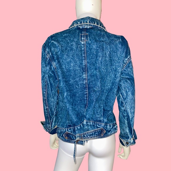 Vintage Acid Wash Denim Jacket - Picture 3 of 6